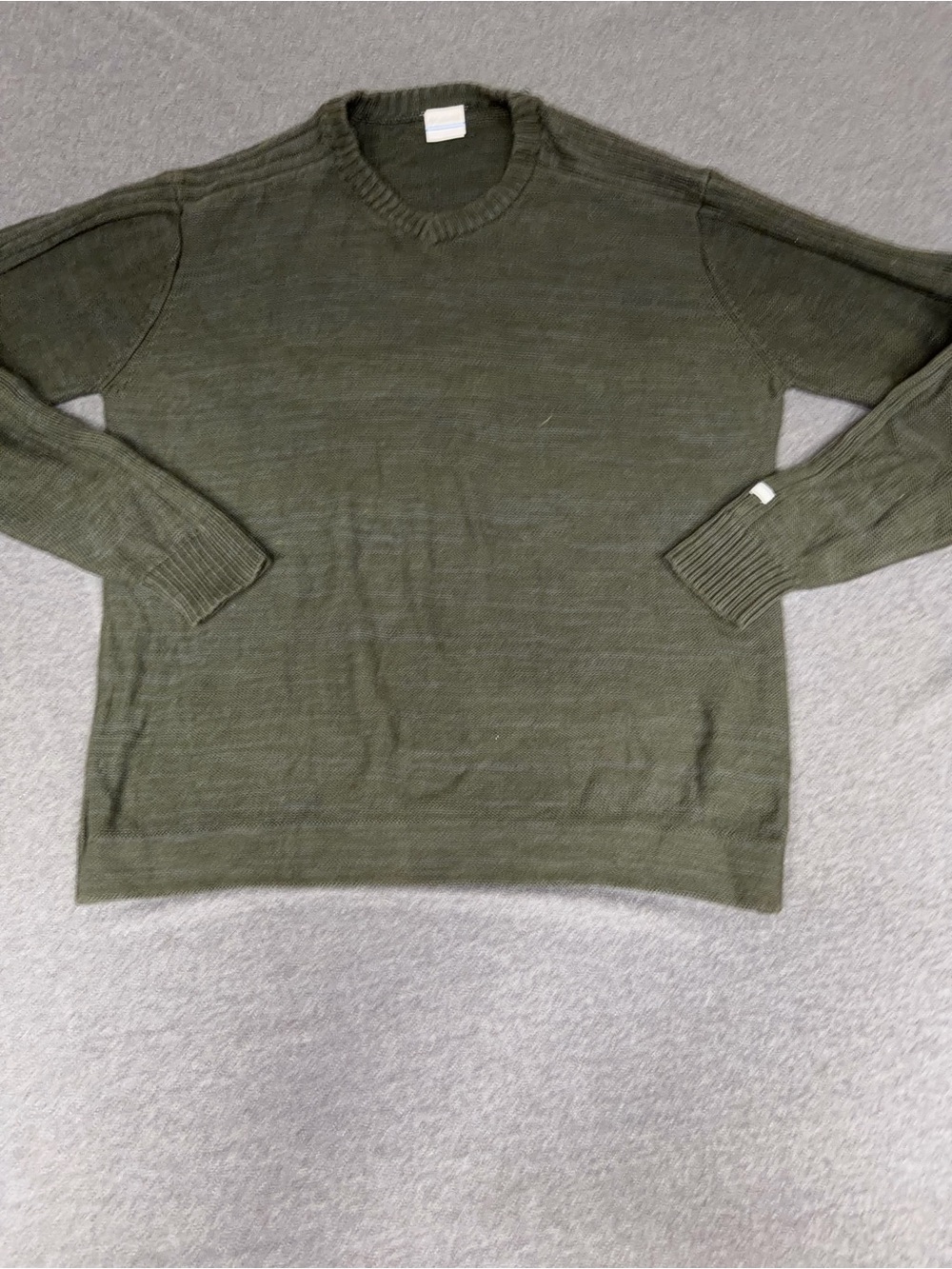 Men's Columbia Sweater in Olive Green Size XL